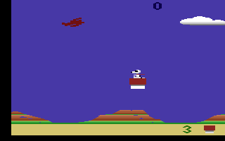 Snoopy and The Red Baron screenshot 5 for Atari 2600